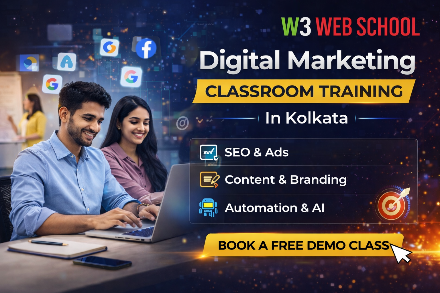 Digital Marketing Course in Kolkata – W3 Web School